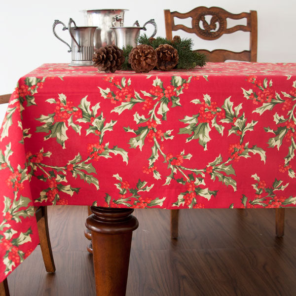 Winter Berry Tablecloth